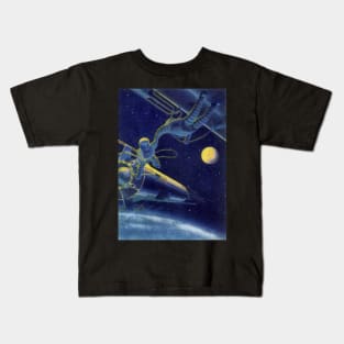 Vintage Science Fiction Kids T-Shirt